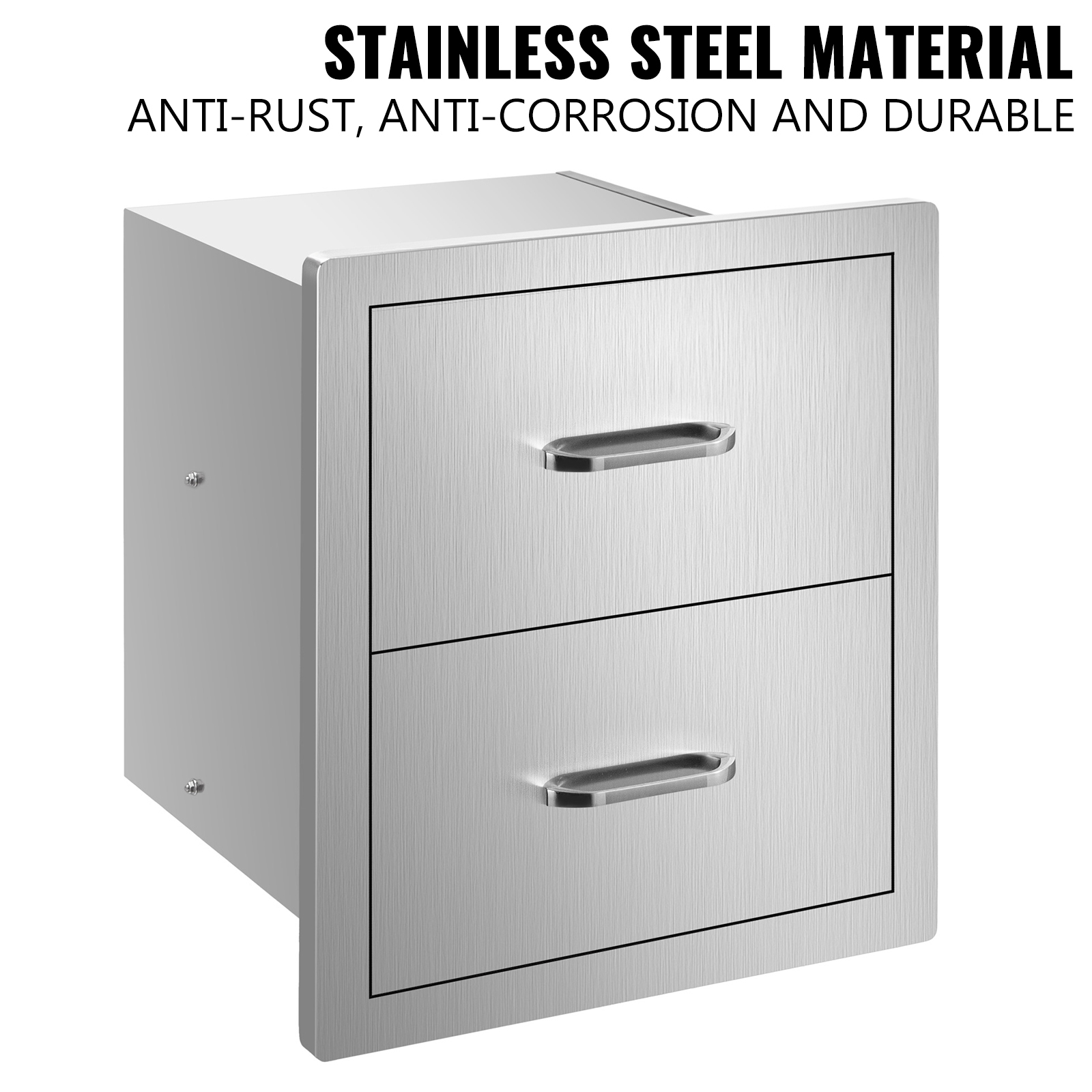 Vevor Stainless Steel Outdoor Kitchen Drawers Outdoor 18.1x21.3 In