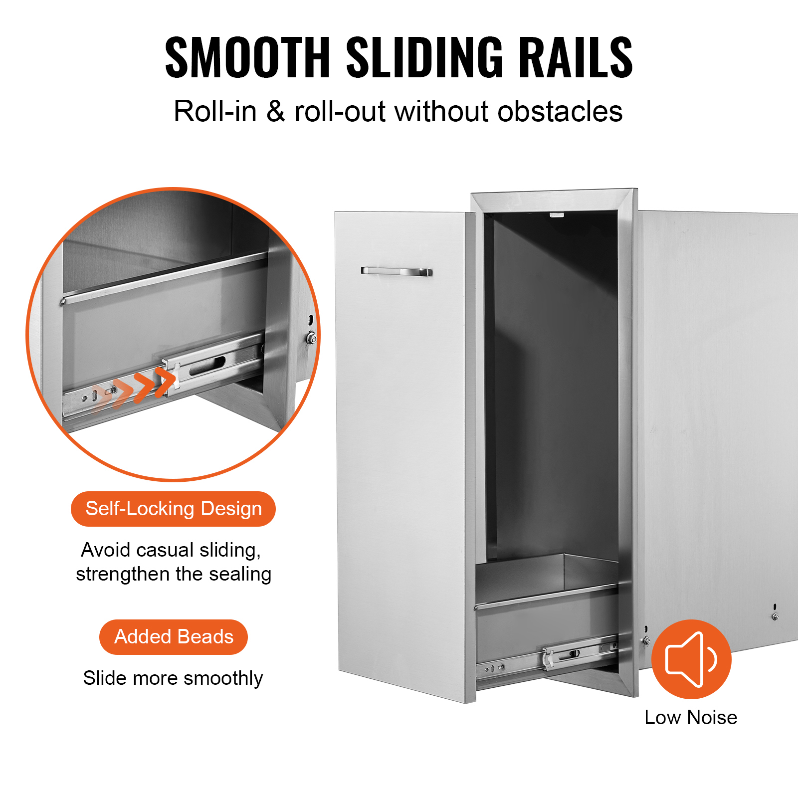 Stainless Steel Access BBQ Island Kitchen BBQ Door Drawers Outdoor - Picture 150 of 157