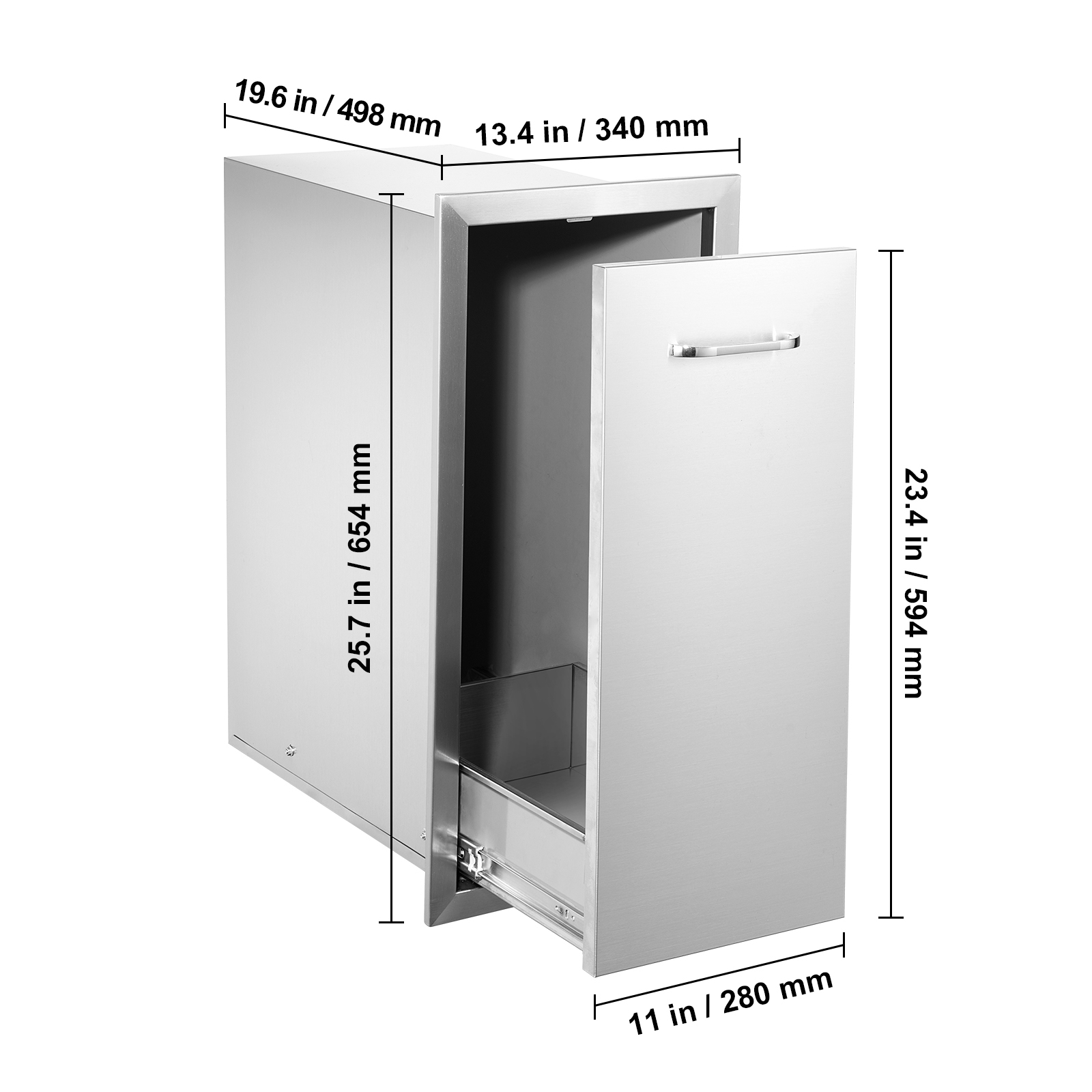 Stainless Steel Access BBQ Island Kitchen BBQ Door Drawers Outdoor - Picture 153 of 157