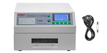 Machine à souder 800W 180x235mm T962, four à refusion de bureau, chauffage  à infrarouge IC, pour BGA SMD SMT