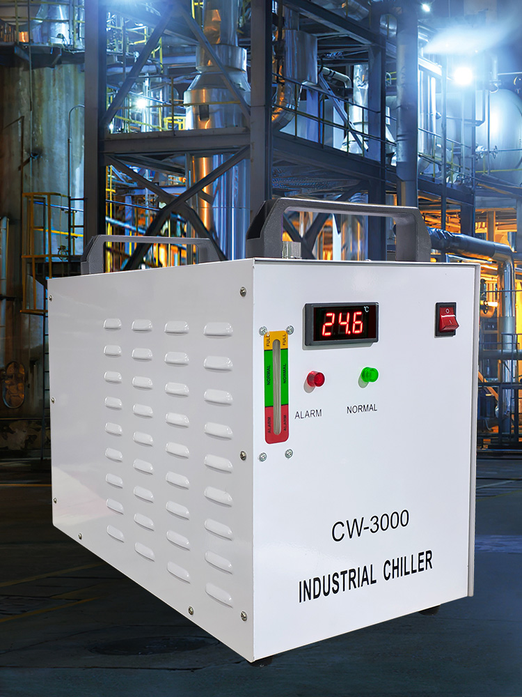 9L Industrielle Wasserkühler Chiller Co2 Laser Schlauch Laserröhre Kühlung 50W/℃ 