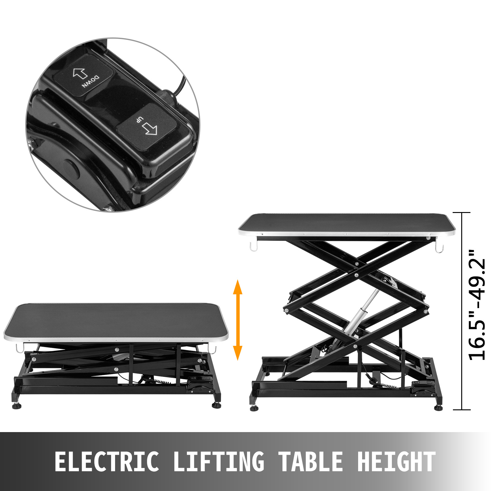 VEVOR Electric Grooming Table Adjustable Electric Dog Grooming Table