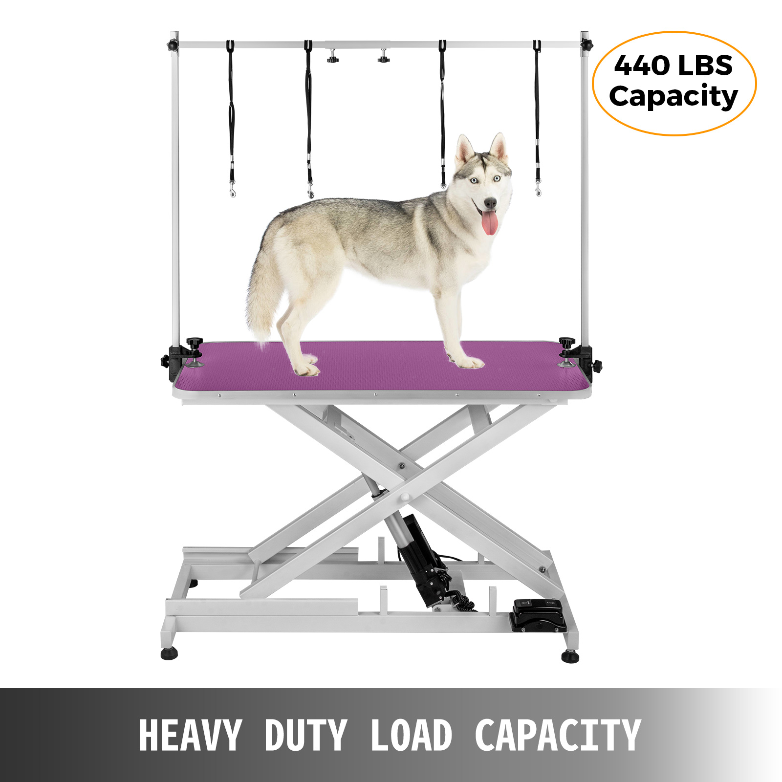 46"x 26" Electric Pet Dog Grooming Table Lifting 440lbs Large Bath