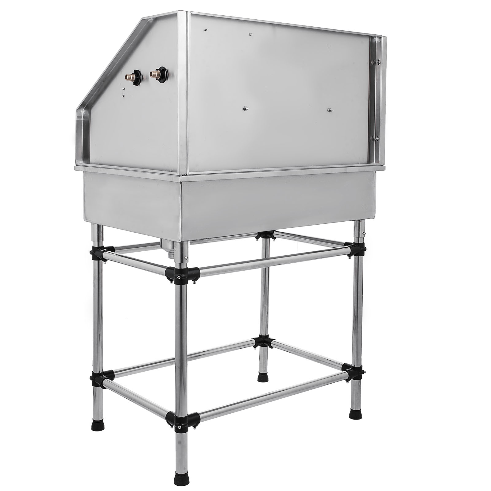 VEVOR Pet Grooming Bath Tub Dog Wash Tub 38"/34" Stainless Steel Shower