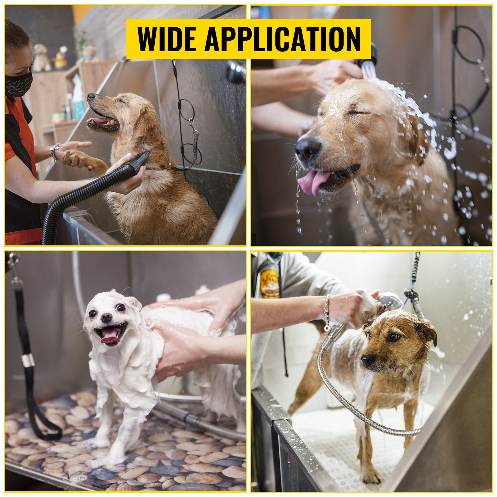 VEVOR VEVOR - Bañera de aseo para mascotas de 34 pulgadas, estación de  lavado de acero inoxidable para perros, estación de lavado para mascotas y bañera  para perros, bañera de aseo resistente