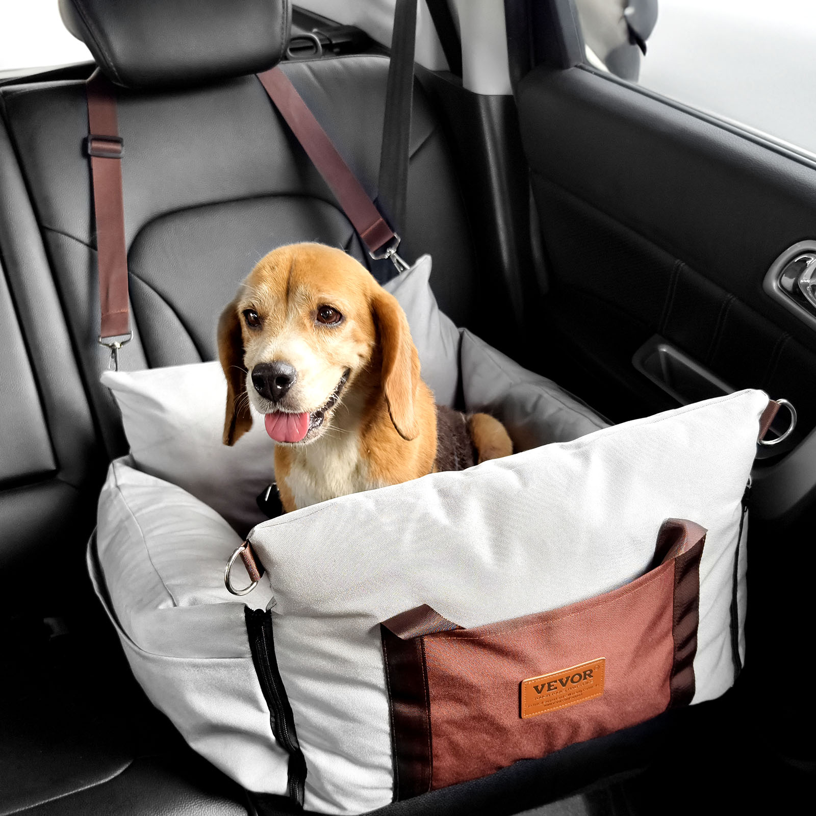 Dog Booster Car Seat Pet Car Seat for Small Medium Large Dog up to 100/8lb - Picture 15 of 146