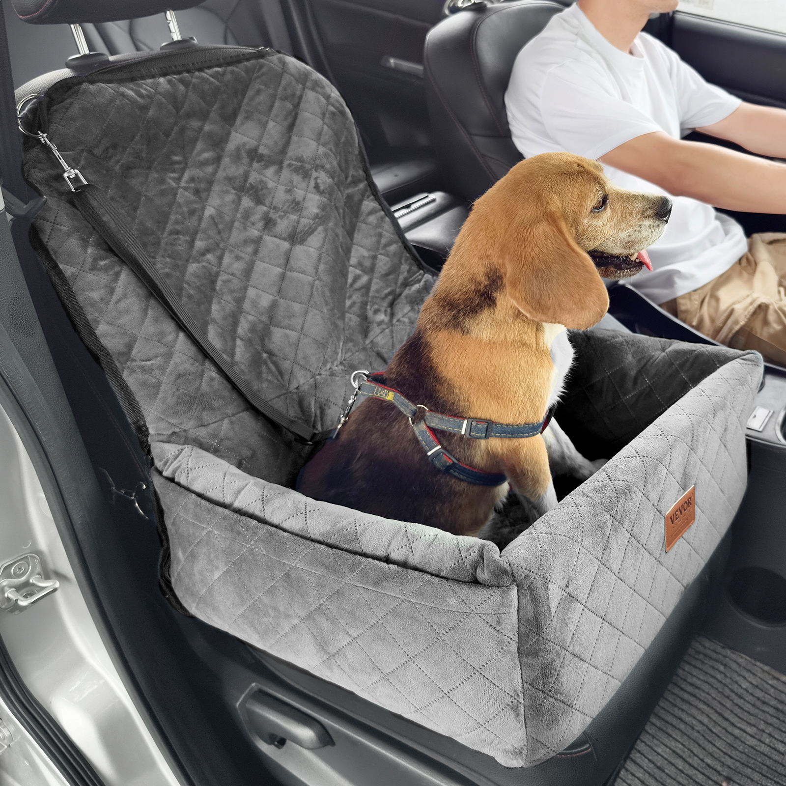 Dog Booster Car Seat Pet Car Seat for Small Medium Large Dog up to 100/8lb - Picture 46 of 146