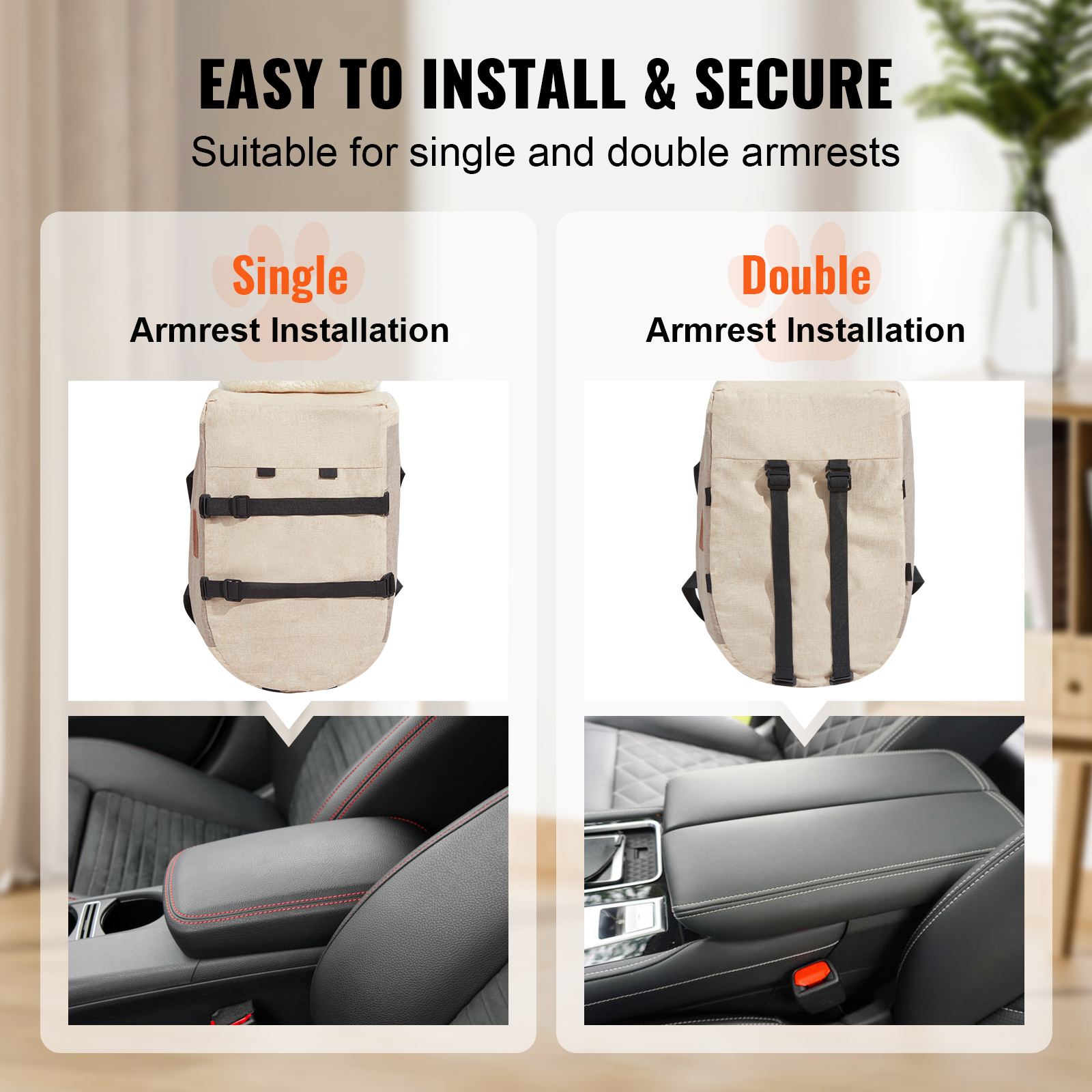 Dog Booster Car Seat Pet Car Seat for Small Medium Large Dog up to 100/8lb - Picture 54 of 146