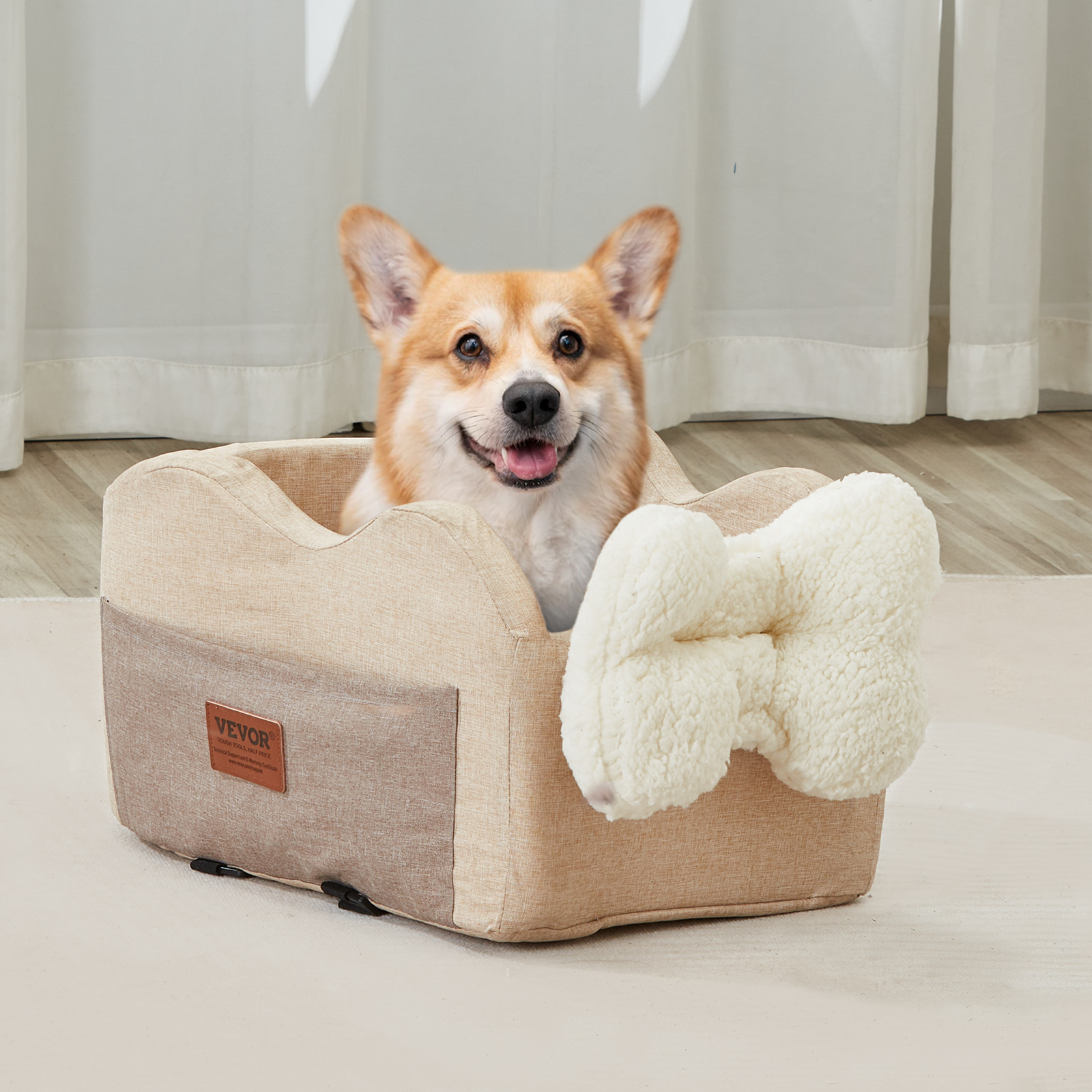 Dog Booster Car Seat Pet Car Seat for Small Medium Large Dog up to 100/8lb - Picture 58 of 146