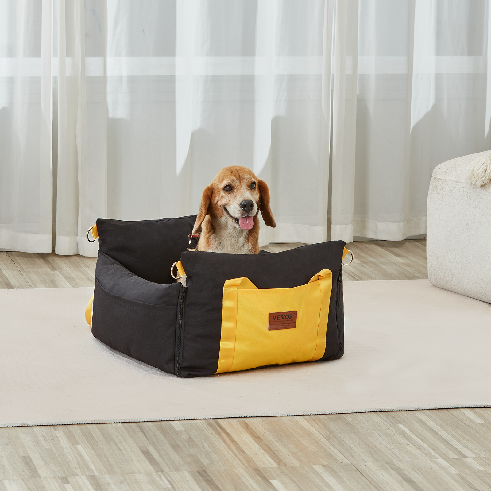 Dog Booster Car Seat Pet Car Seat for Small Medium Large Dog up to 100/8lb - Picture 94 of 146