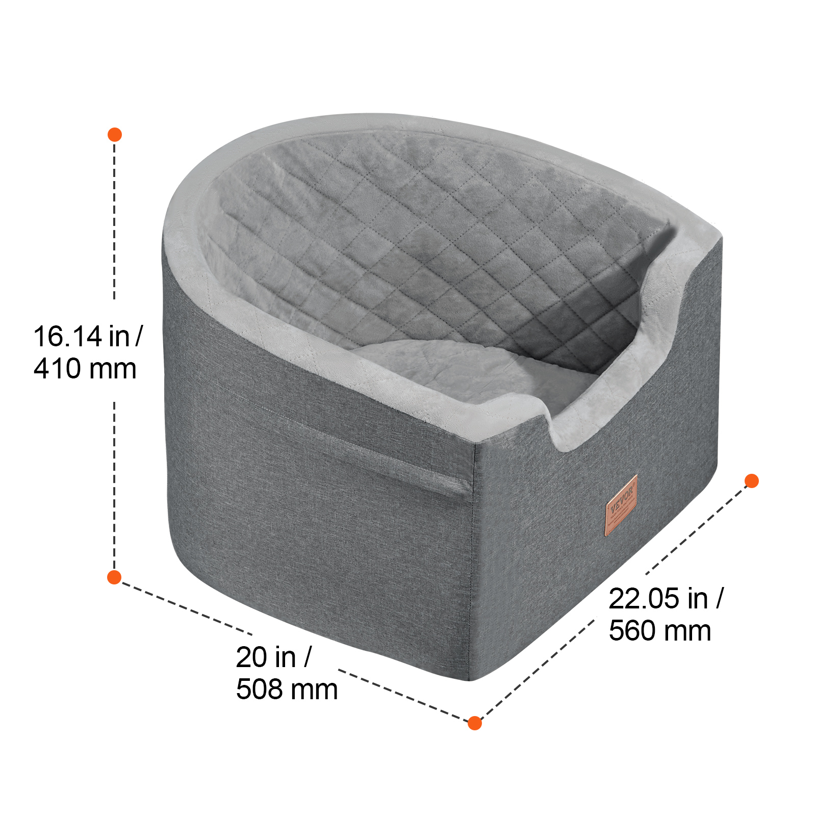 Dog Booster Car Seat Pet Car Seat for Small Medium Large Dog up to 100/8lb - Picture 118 of 146