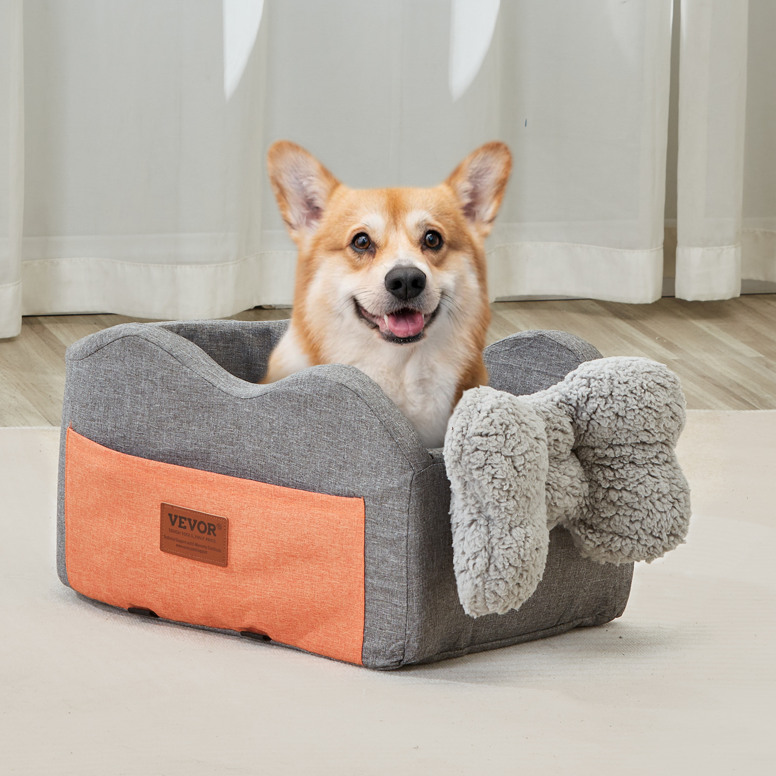 Dog Booster Car Seat Pet Car Seat for Small Medium Large Dog up to 100/8lb - Picture 130 of 146