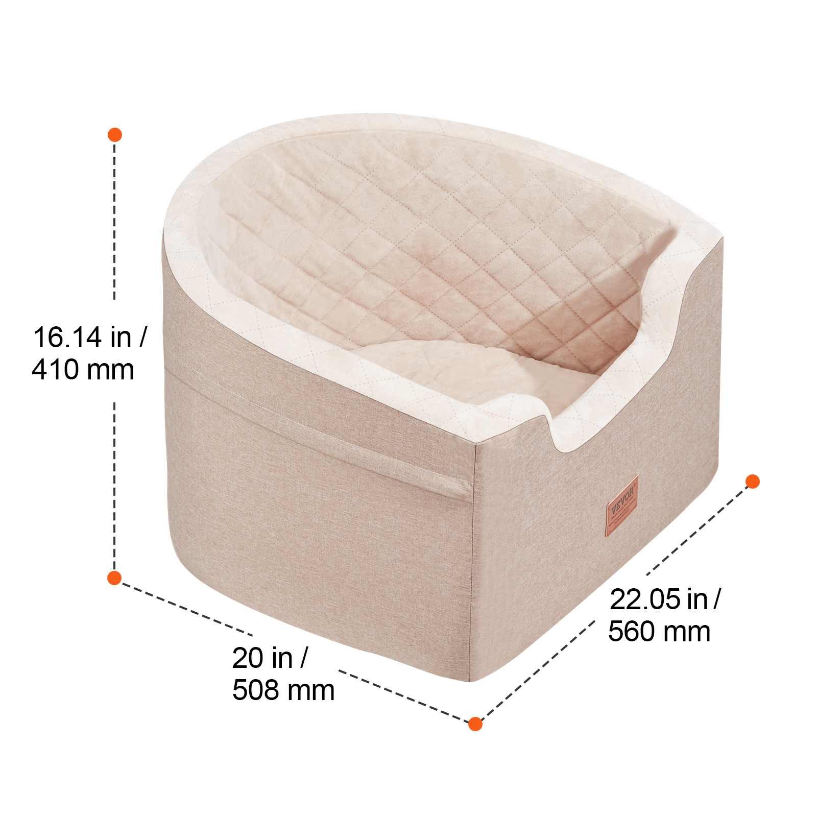Dog Booster Car Seat Pet Car Seat for Small Medium Large Dog up to 100/8lb - Picture 142 of 146