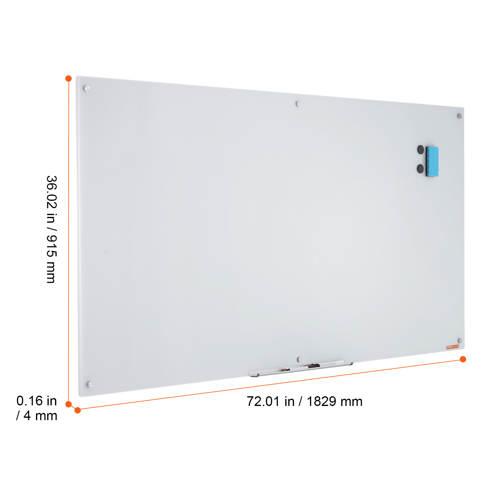 Lavagna bianca con cornice nera - magnetica - 45x60 cm | Leroy Merlin