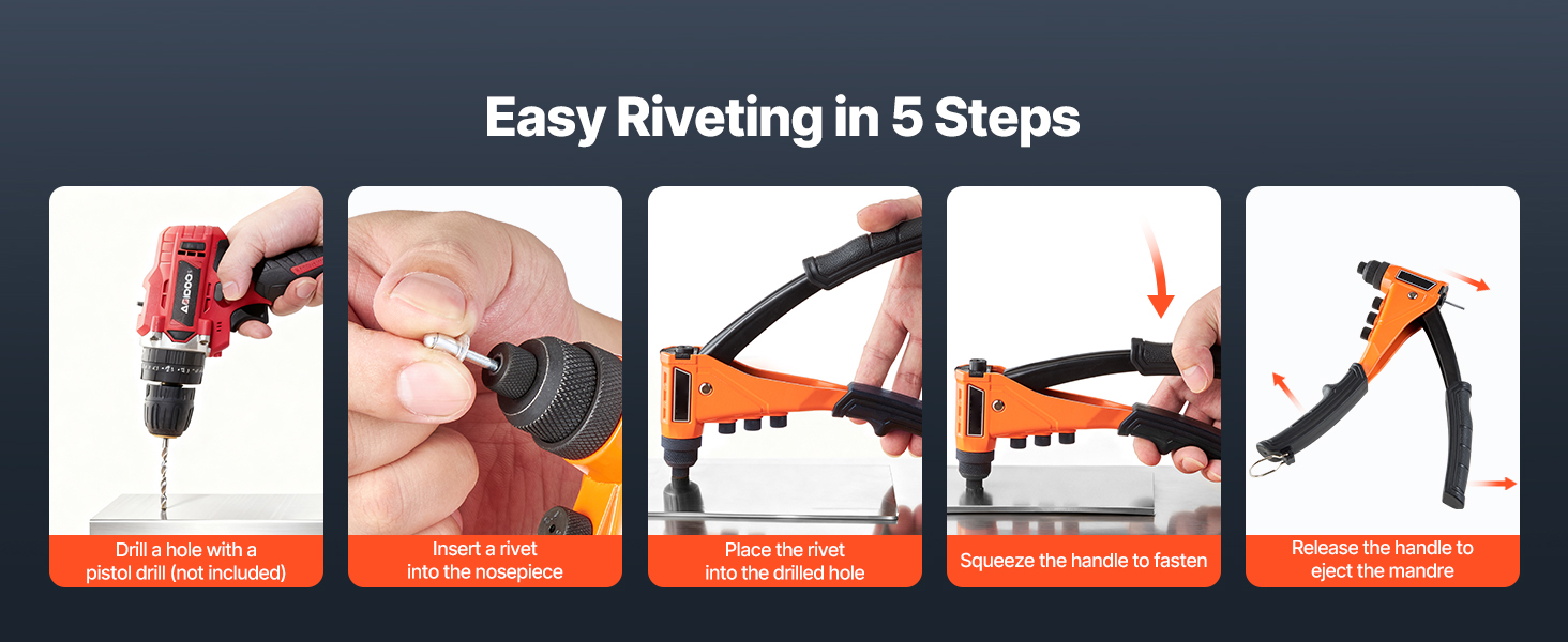 Easy riveting operation demonstration