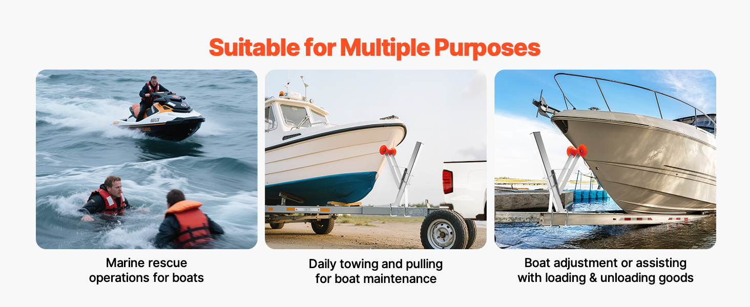 Boat towing and transport use