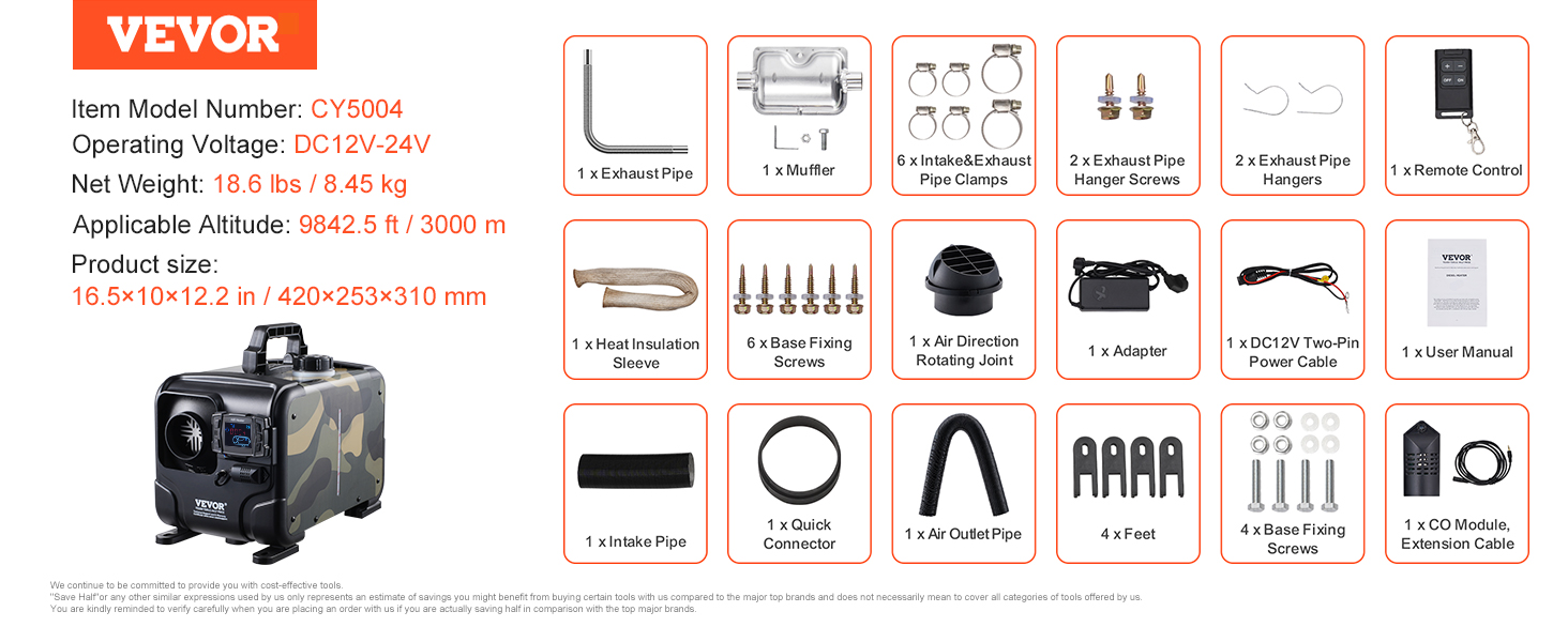 Diesel Heater,8KW,12V/24V