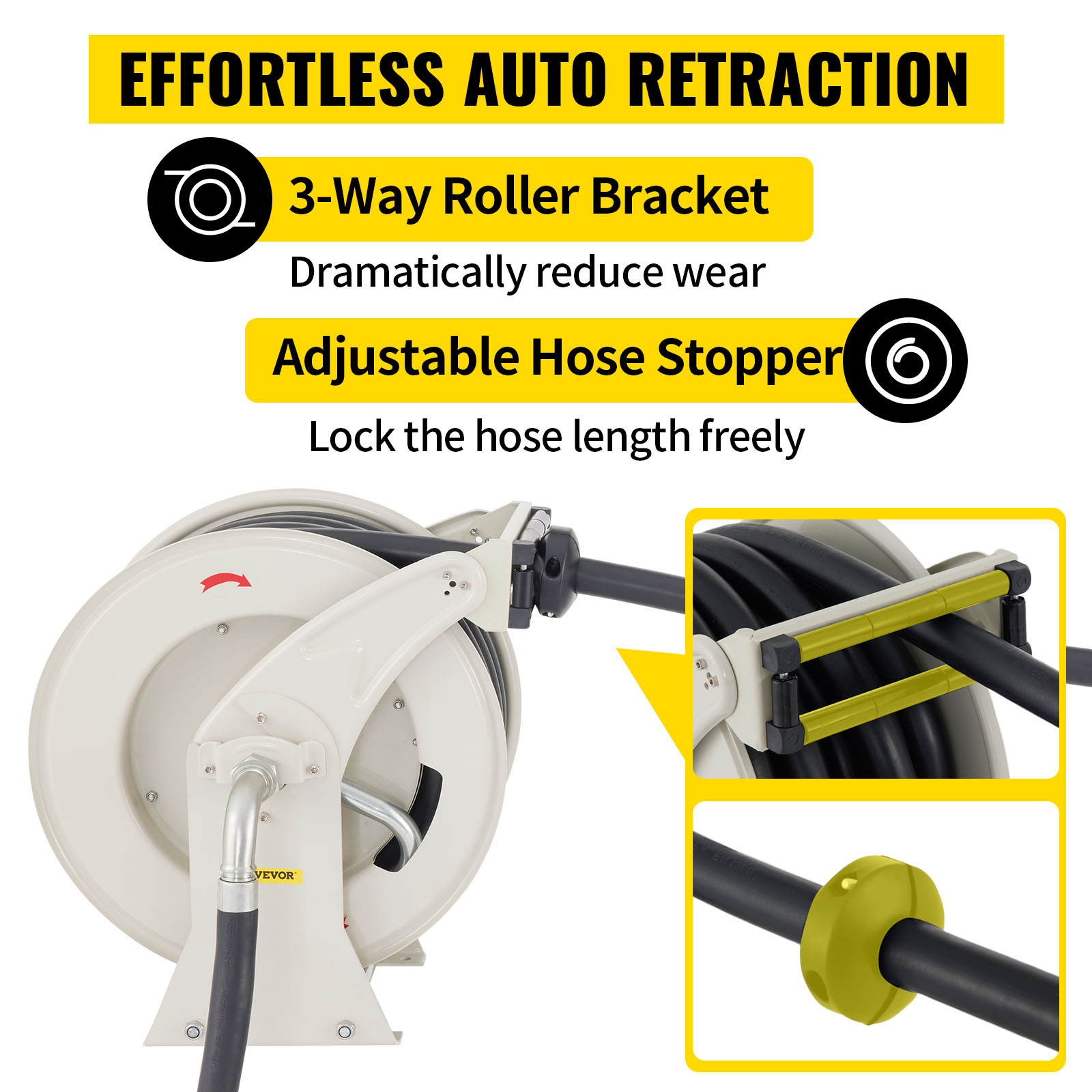 Maximize Convenience with the Inexpensive VEVOR Retractable Air Hose Reel 