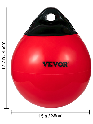 boat buoy ball,15 in,red