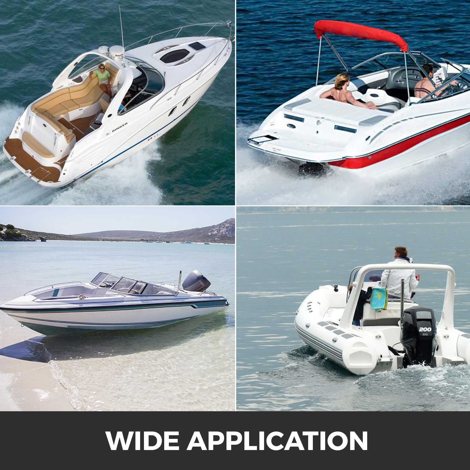 VEVOR Boat Steering Cable 14ft Rotary Mechanical Steering Cable 14