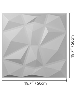 VEVOR 3D geometrikus kialakítású falpanelek, 19,7