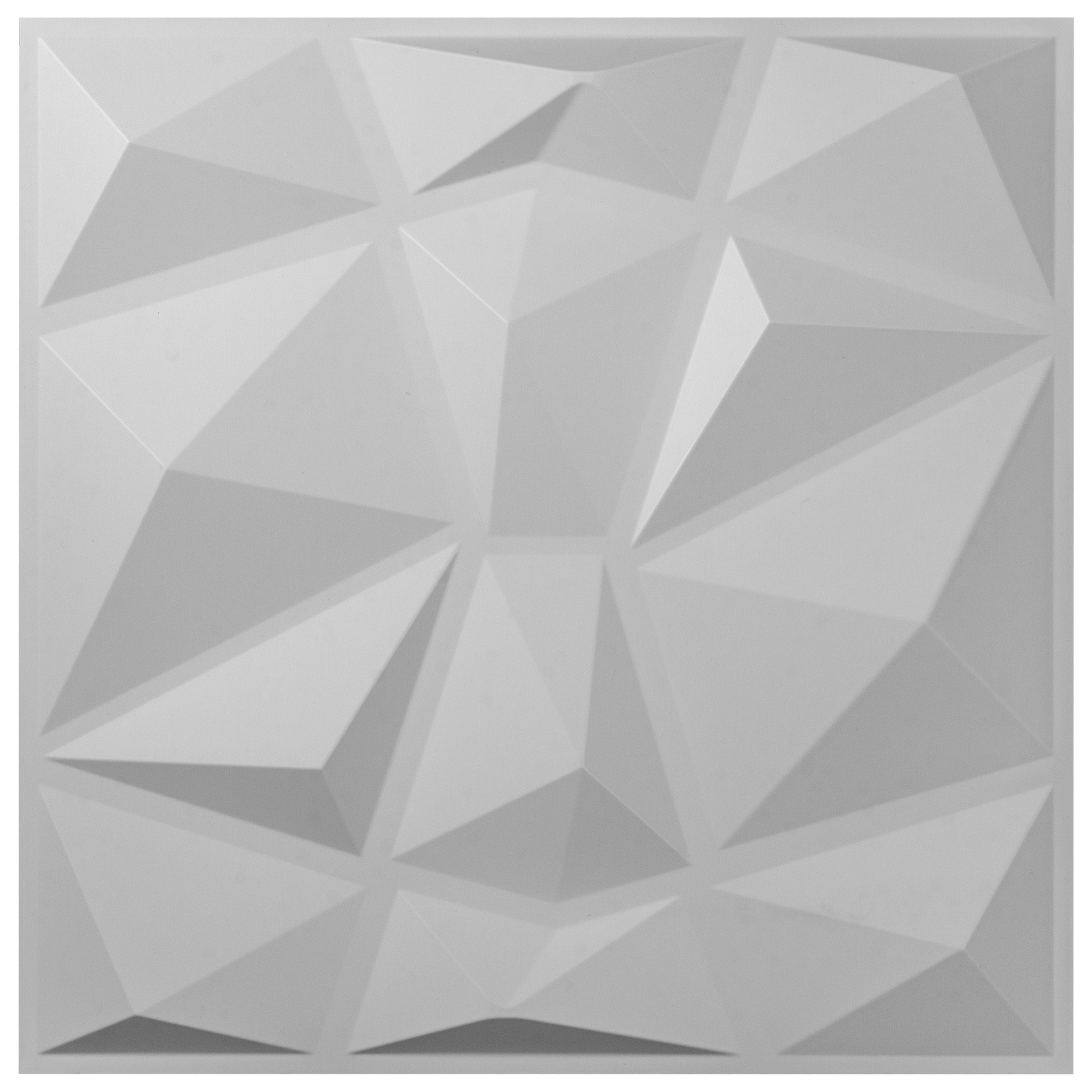 VEVOR 13 Pack 19.7x19.7Inches Diamond White 3D PVC Wave Panels for Interior  Wall Decor Textured 3D Wall Tiles 32 Sq Ft