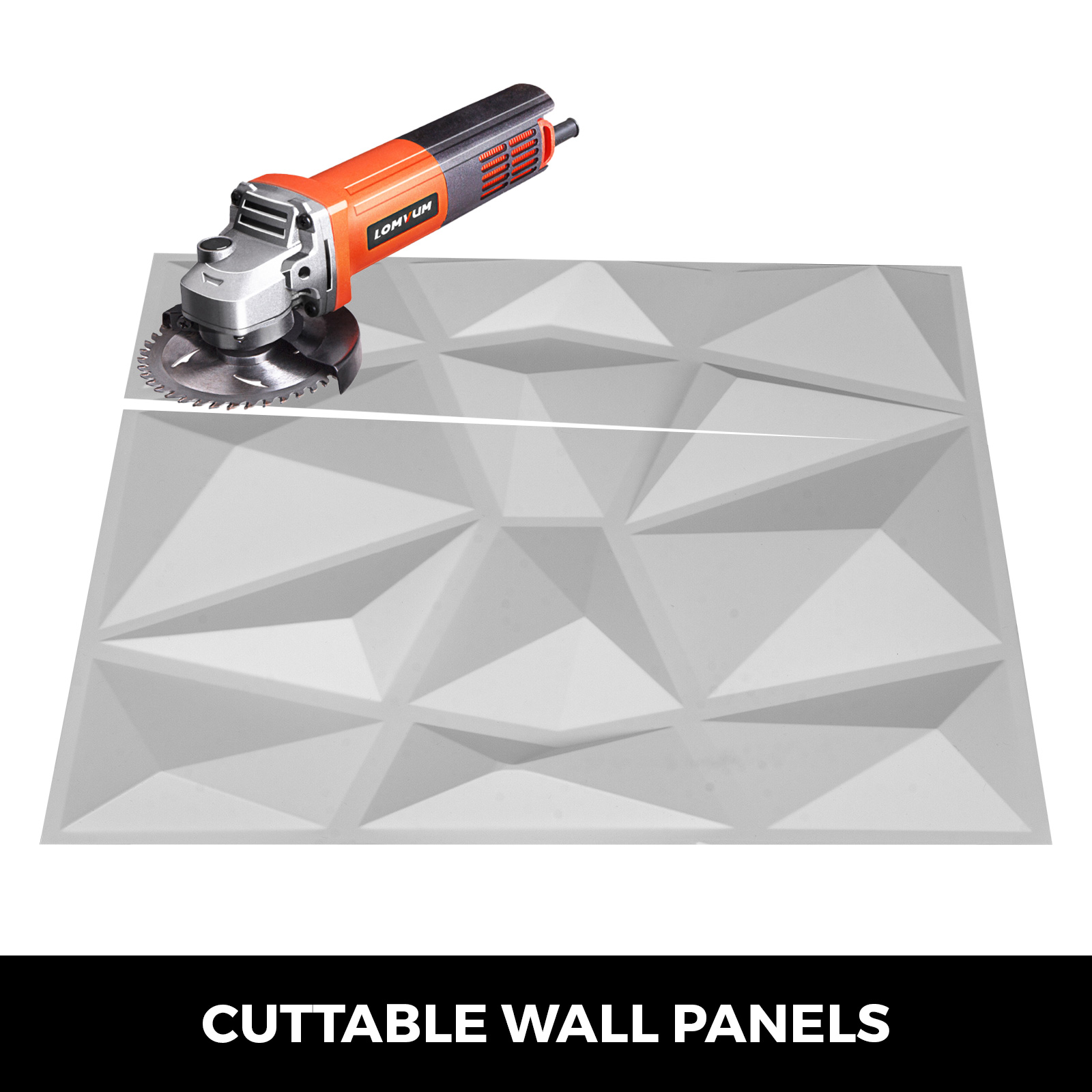 Art3d Panel 3D de PVC para decoración de paredes interiores, azulejos  texturizados ondulados, paquete de 12 unidades de 19.7 x 19.7 pulgadas,  color