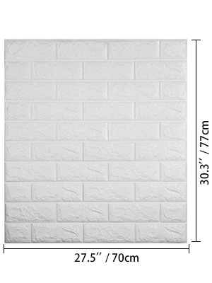 VEVOR 3D Foam Wall Panels 22 Pack 3D Brick Wall Panel 27.5x30.5 Inches ...