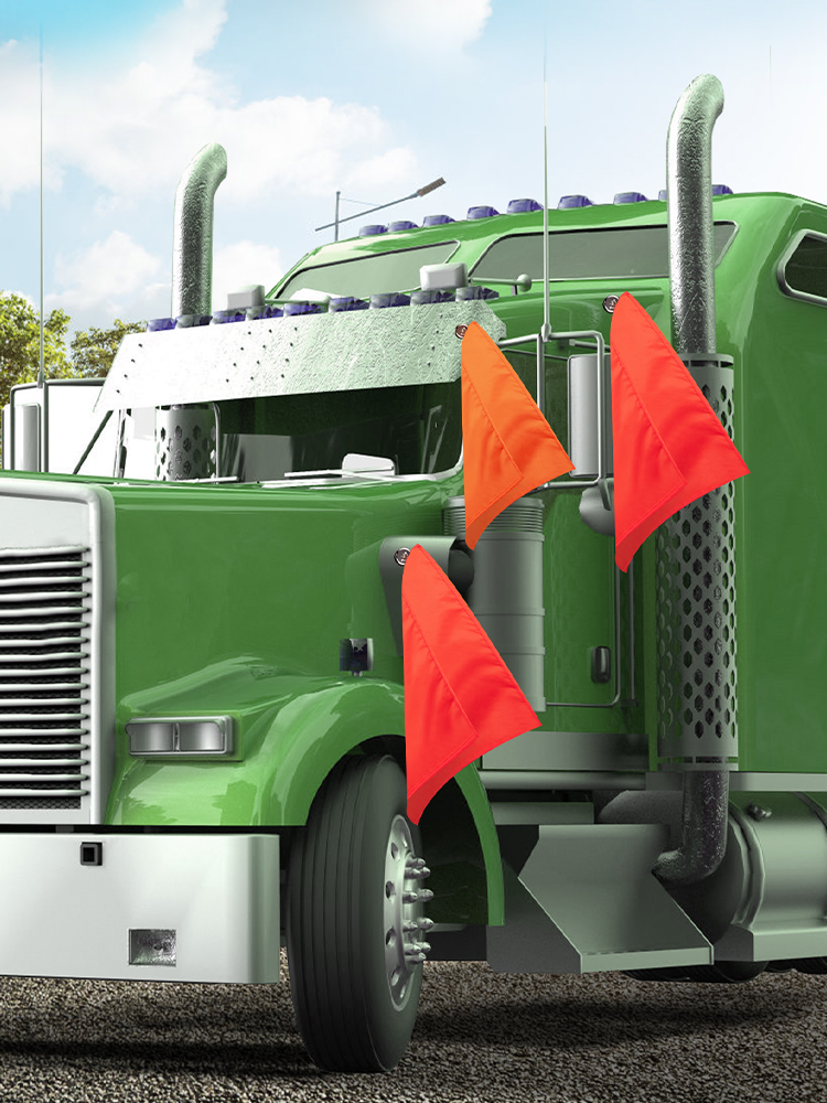 VEVOR Oversize Load Sign Oversize Flag 18 x 18 Inch Wide Load Signs for