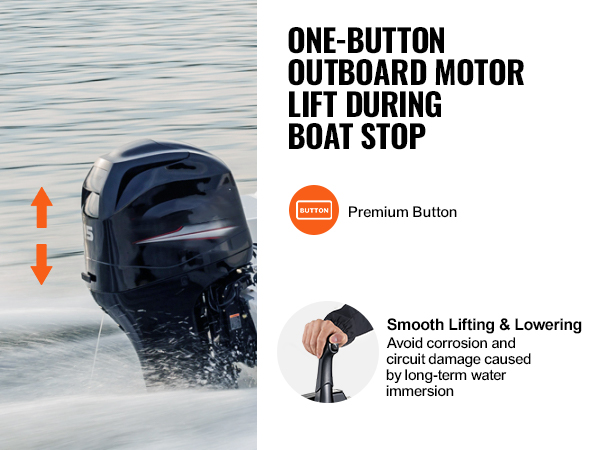 VEVOR Boat Throttle Control, 881170A13 Side-Mounted Outboard Remote ...