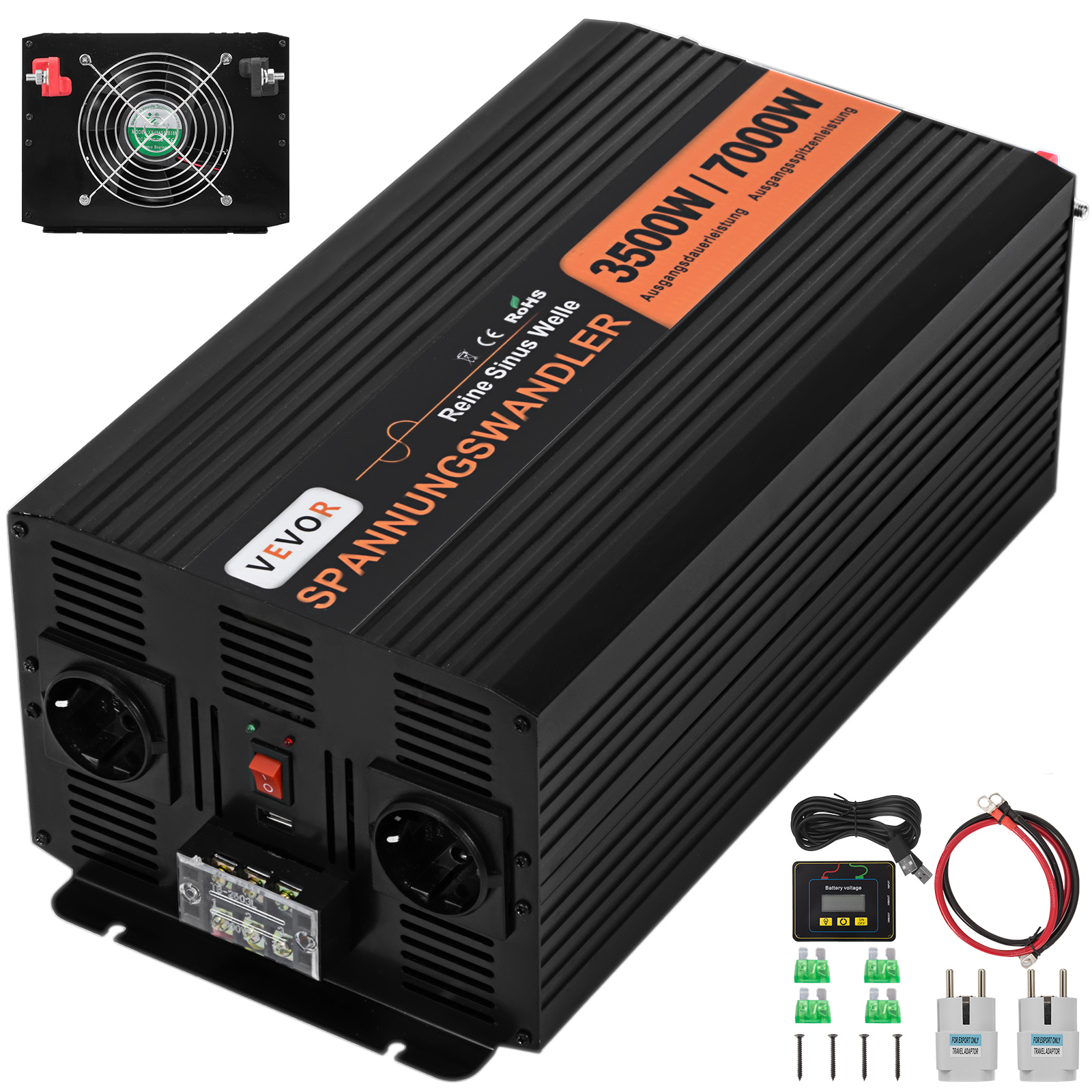 Victron Energy MultiPlus Inverter 3000VA 24V 230V Con Caricabatterie 70A E Power Assist
