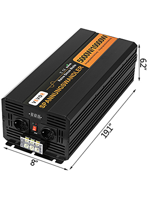 Onduleur CBE ERP1500 12V/230V avec onde sinusoïdale pure 1500W