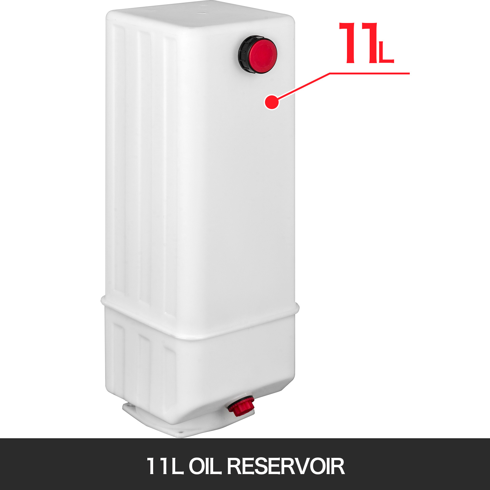VEVOR Plastic Hydraulic Reservoir Tank Power Unit Reservoir 11l Plastic Post Lift VEVOR EU