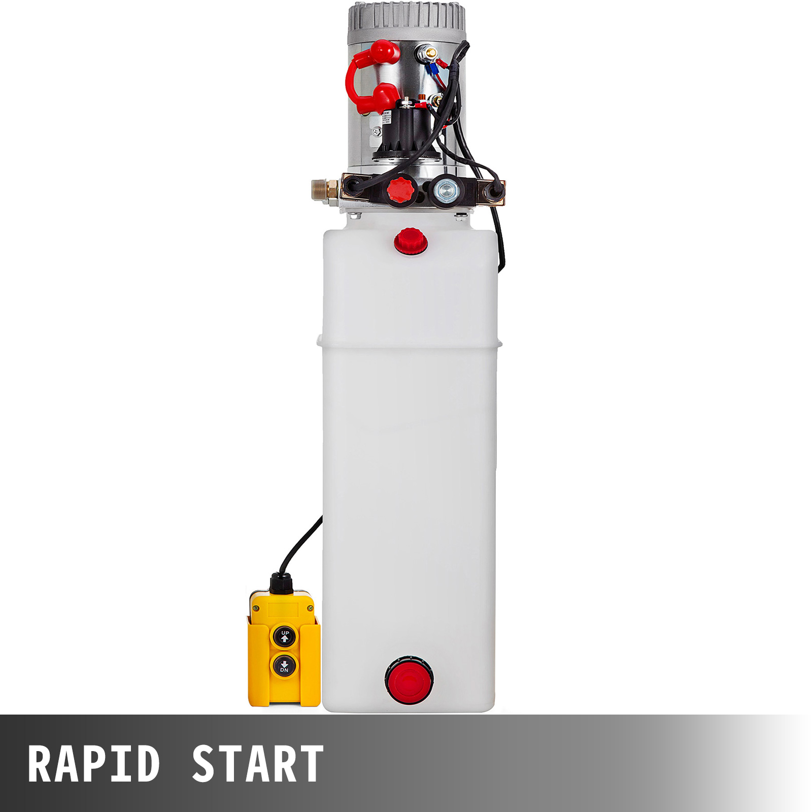 VEVOR Hydraulic Pump 12V Hydraulic Motor Hydraulic Power Unit, Dump