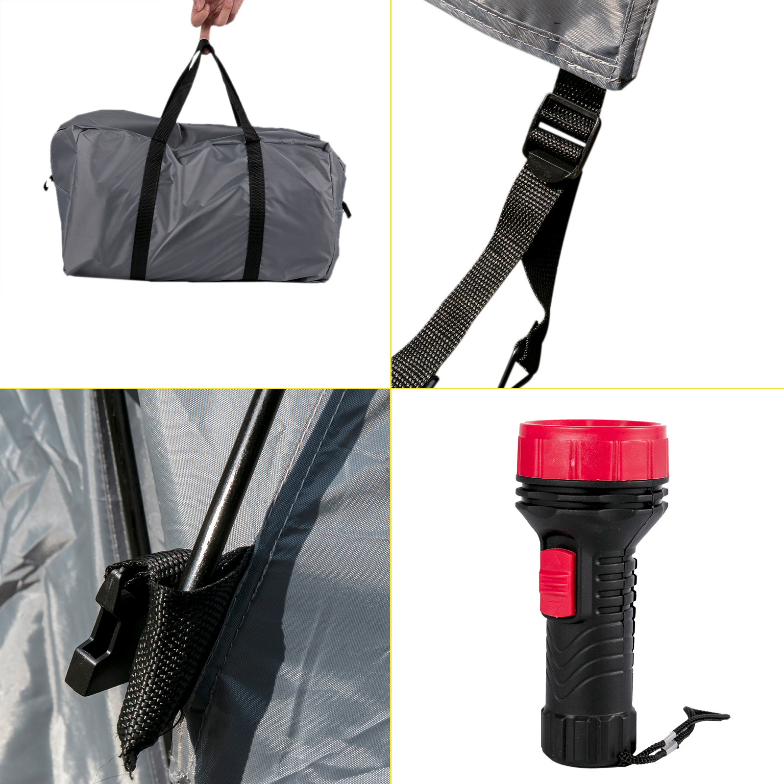 VEVOR Truck Tent 5-5.2 ft,Pickup Tent for Mid Size Truck, Waterproof Truck Camper, 2-Person Sleeping Capacity, 2 Mesh Windows, Easy to Setup Truck Tents for Camping, Hiking