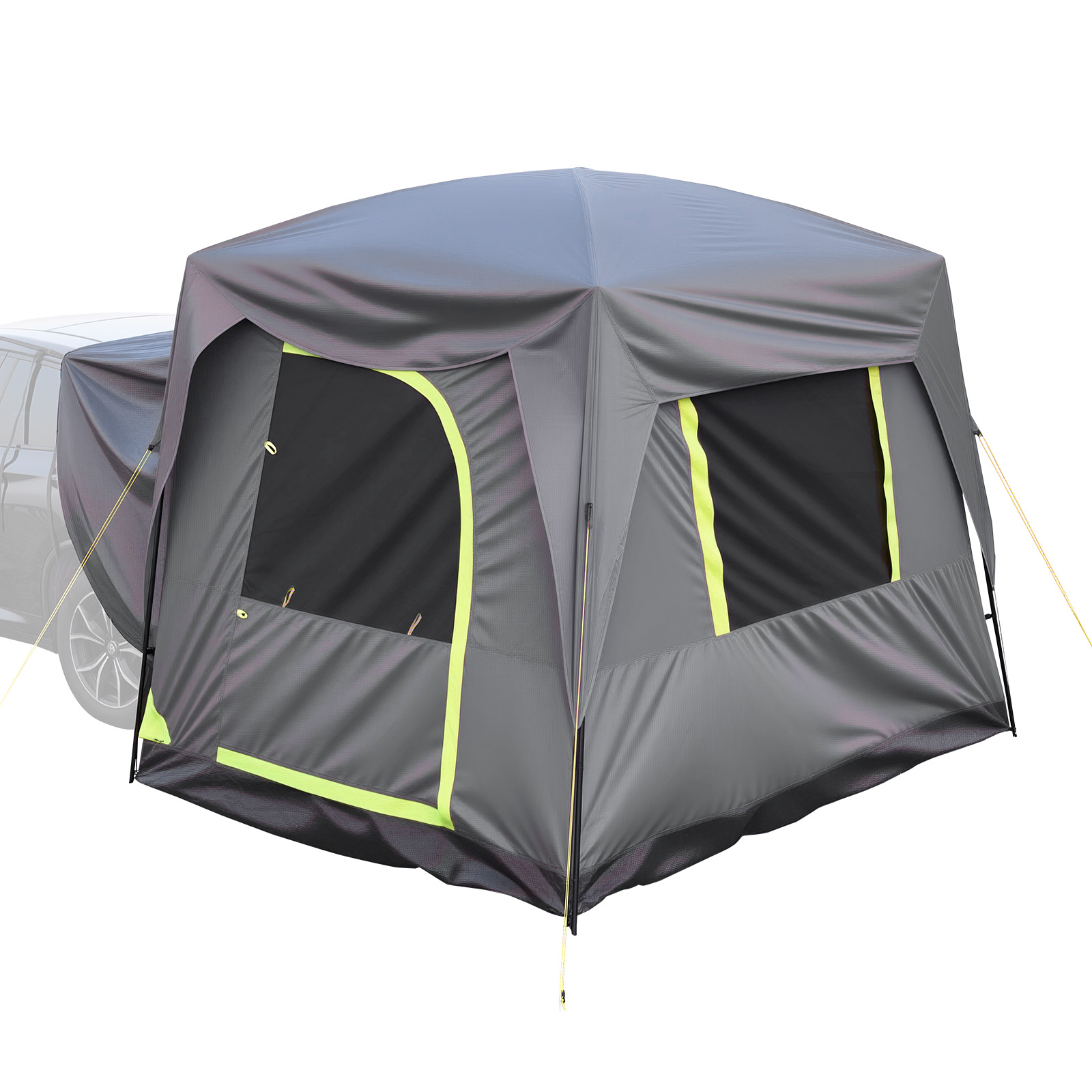 SUV Camping Tent Outdoor Tailgate Dual Use Tents with Rainfly for 5-8 Person - Picture 24 of 36