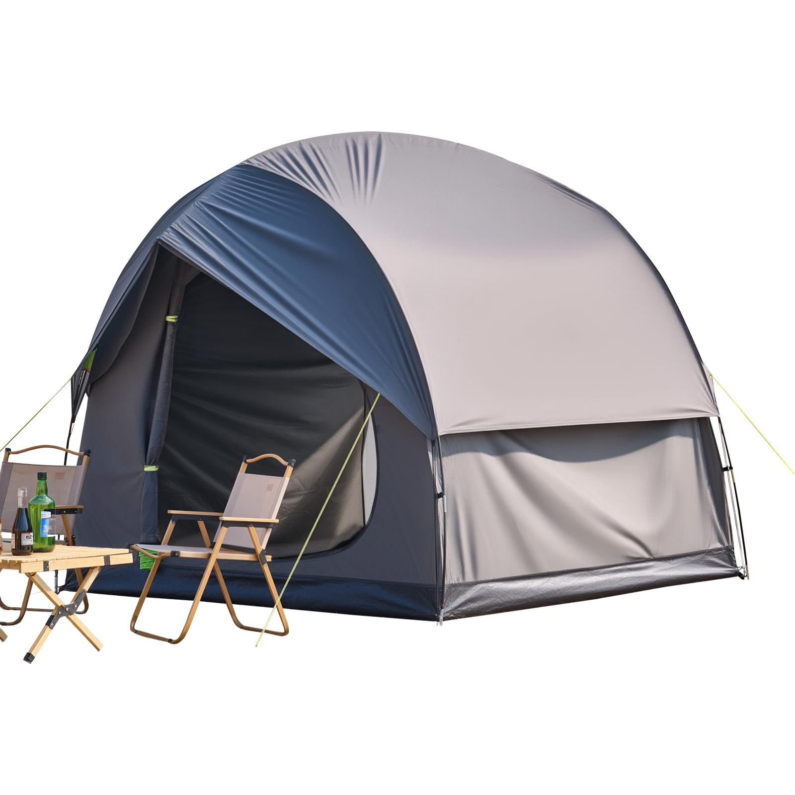 SUV Camping Tent Outdoor Tailgate Dual Use Tents with Rainfly for 5-8 Person - Picture 35 of 36