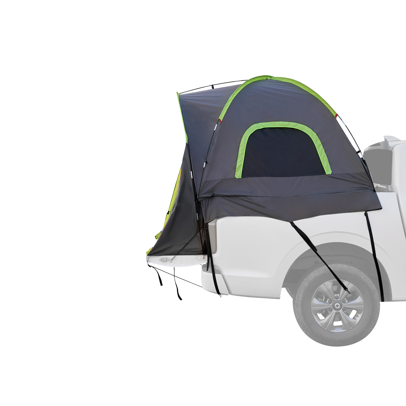 Outdoor Pickup Truck Bed Camping Tent 5.0-5.2/5.5-6.0/6.4-6.7 ft for 2-3 Person - Picture 35 of 48