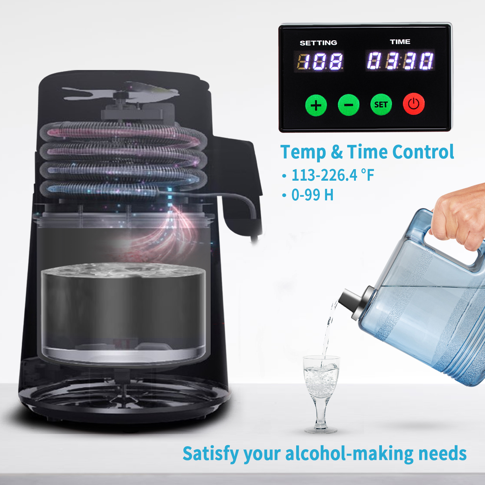 Machine à café électrique sans fil avec chauffage à température constante  de 92 ℃, longue durée