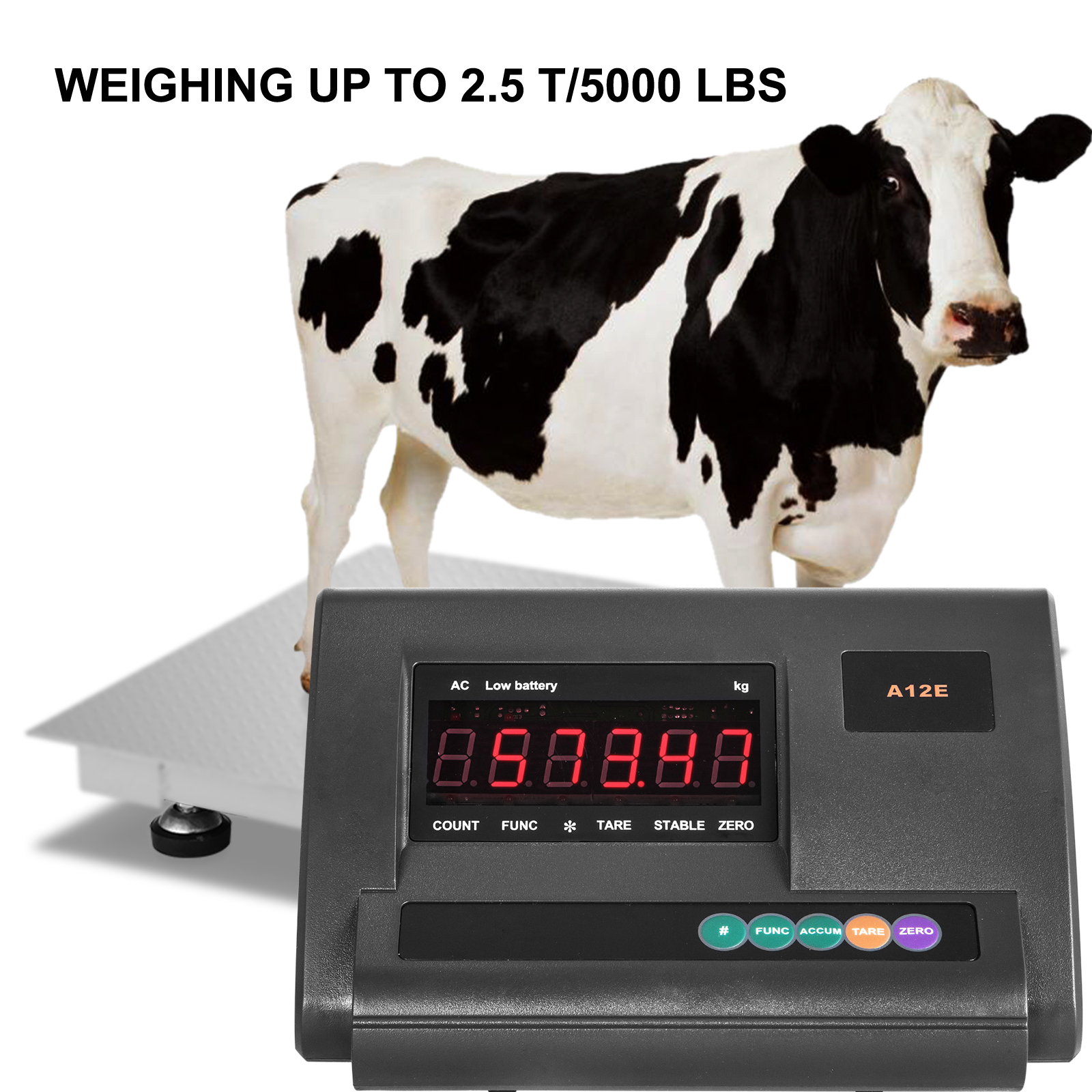 5000lbs Livestock Scale Kit For Animal Agriculture Pallet Scale Stable