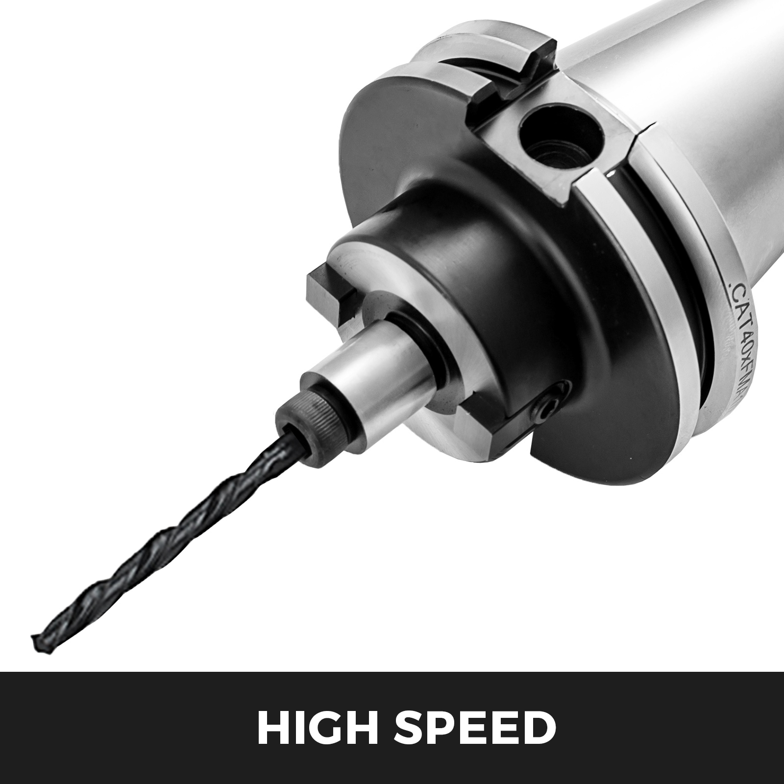 VEVOR CAT40 Shell Face Mill Holder Adapter, FM1/2'' Gage Length 13/8'', Arbor Tool Holder