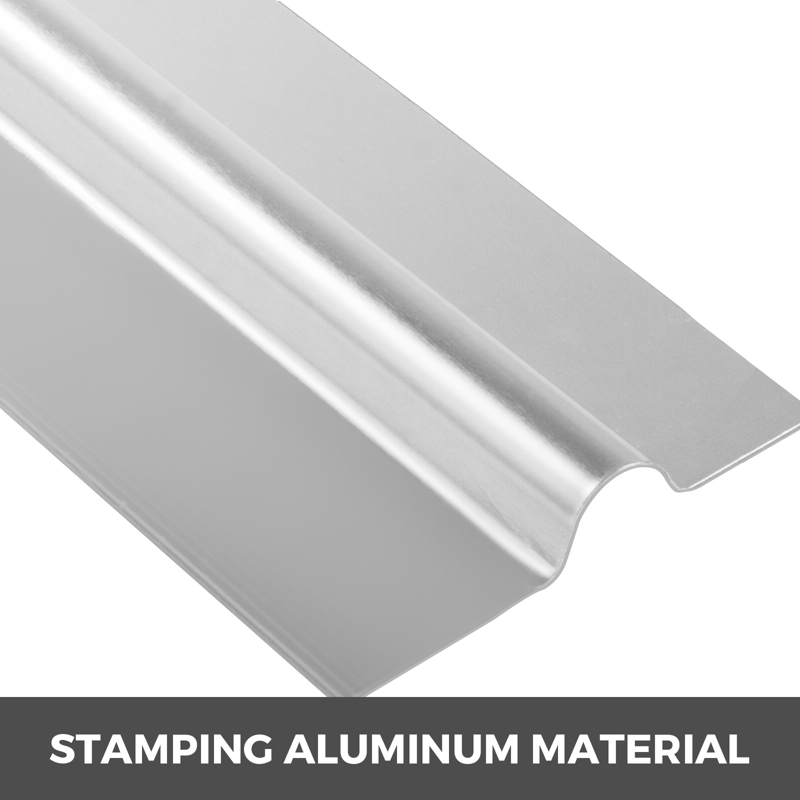300-2' Aluminum Radiant Floor Heat Transfer Plates for 1/2" Pex Tubing 