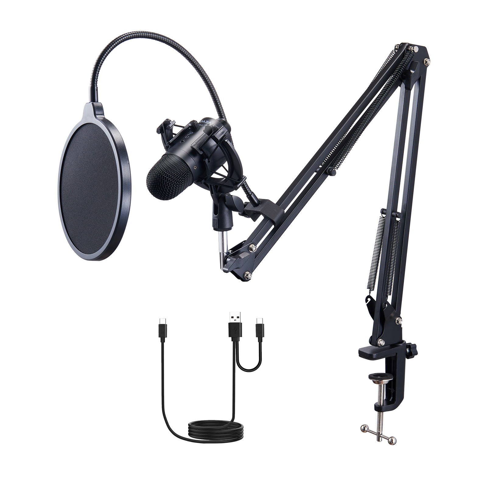 VEVOR Microphone Isolation Ball High-Density Foam with Dual-Layered Pop Filter - Picture 83 of 86
