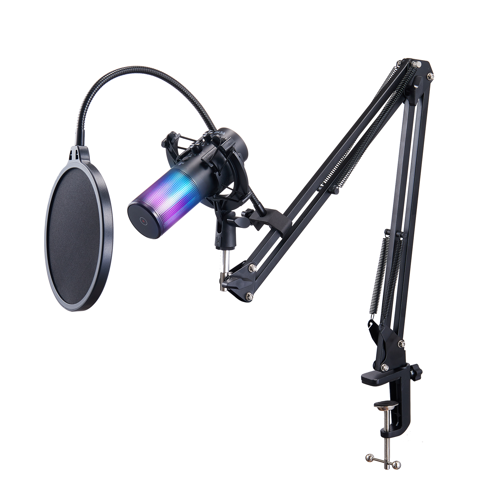 VEVOR Microphone Isolation Ball High-Density Foam with Dual-Layered Pop Filter - Picture 72 of 86