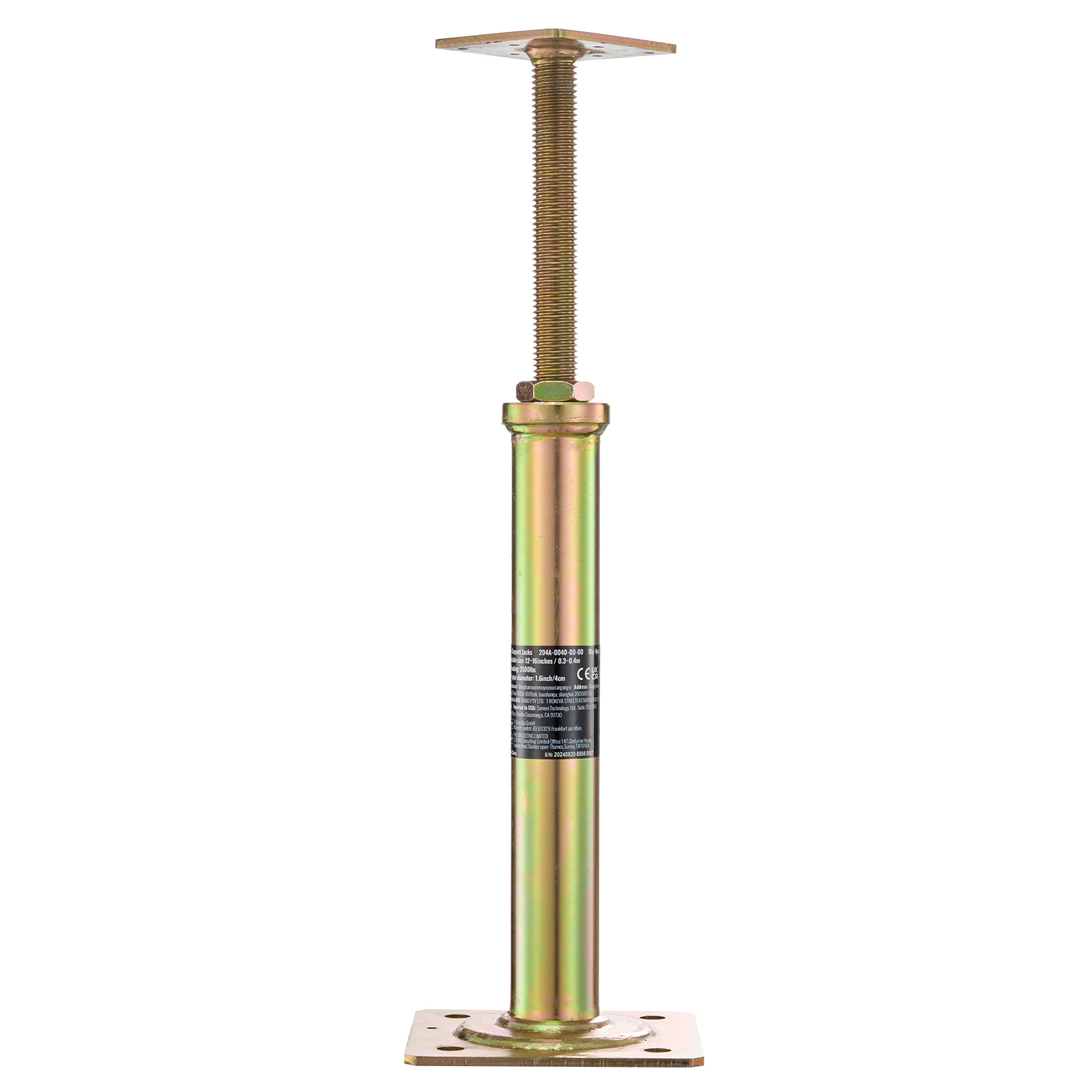 Uimoso Adjustable Floor Jack Post for House Leveling, Height Range 30.48-254 cm
