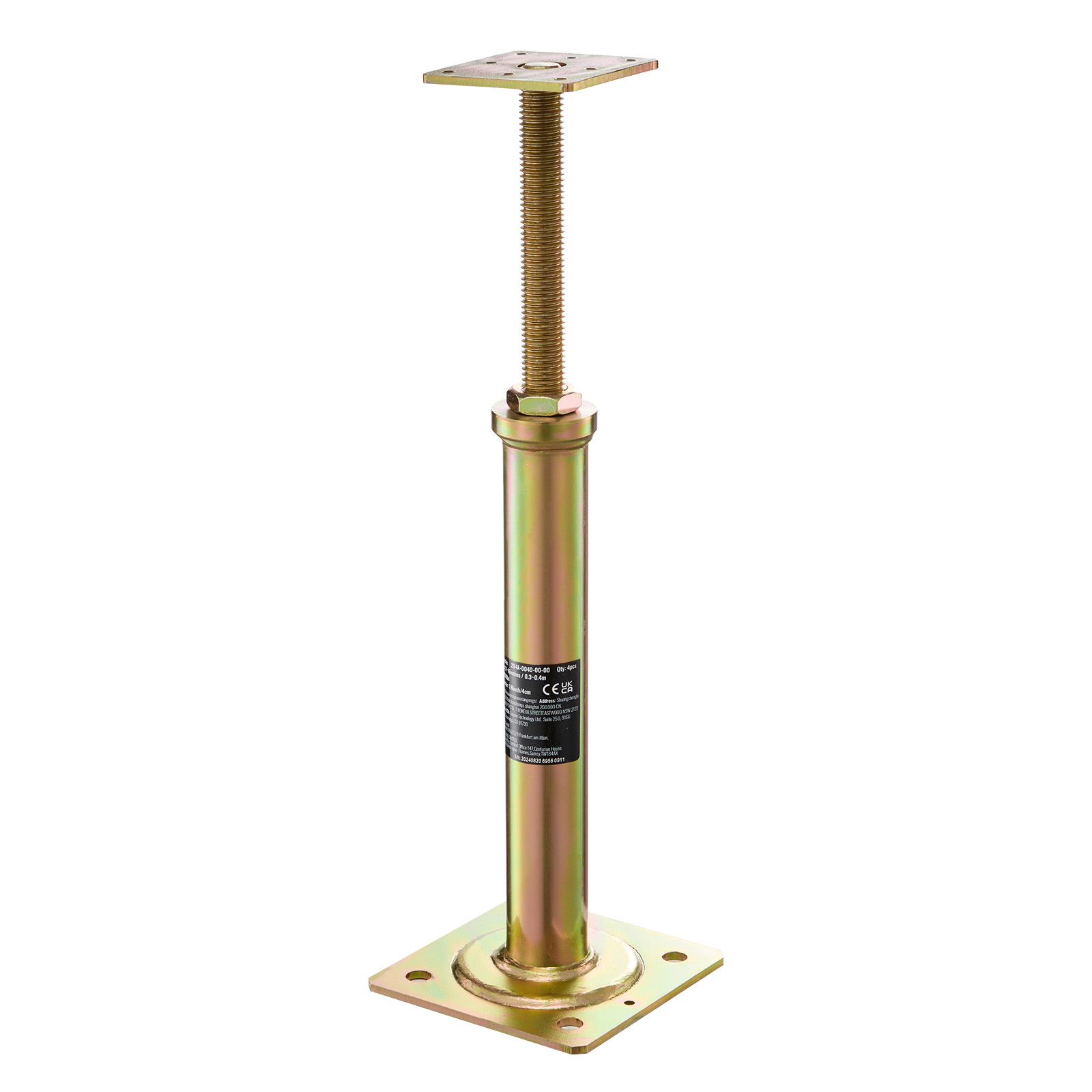 Uimoso Adjustable Floor Jack Post for House Leveling, Height Range 30.48-254 cm