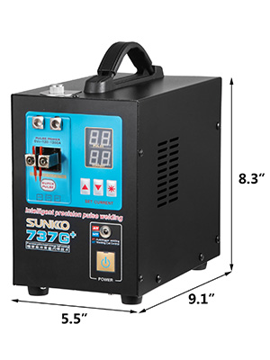 Soudeuse par points à batterie VEVOR 737G - Machine de soudage par