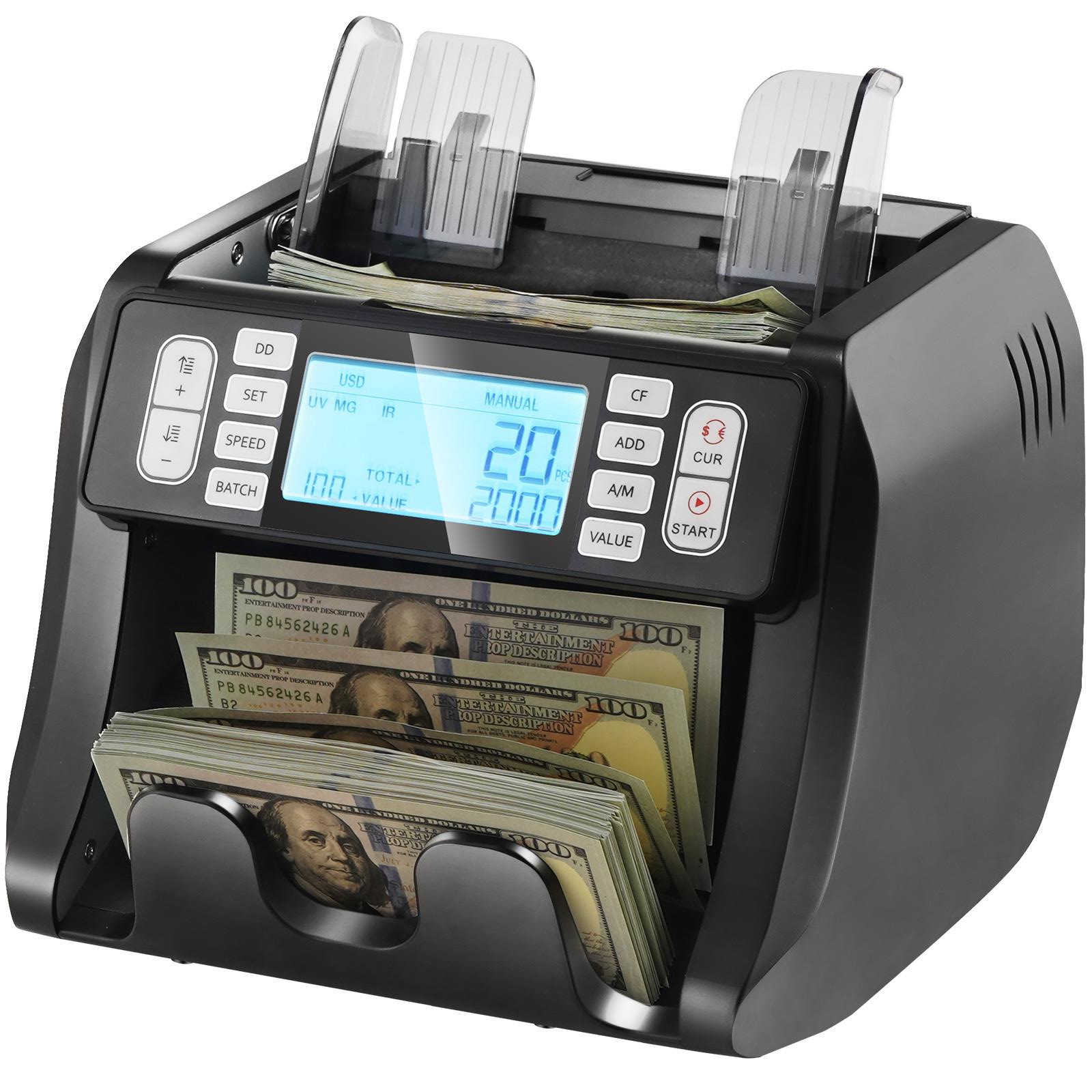 Money Counter Machine Bill Counter with UV MG IR DD Counterfeit Detection - Picture 24 of 38