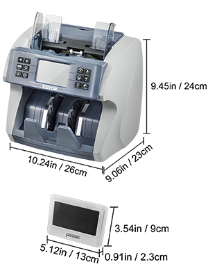 Mini Laptop Geldzählmaschine Geldzähler Scheinzähler Banknotenzähler EU Modell 