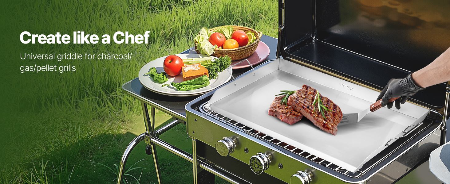 Stainless Steel Griddle Stove Flat Top Griddle 36